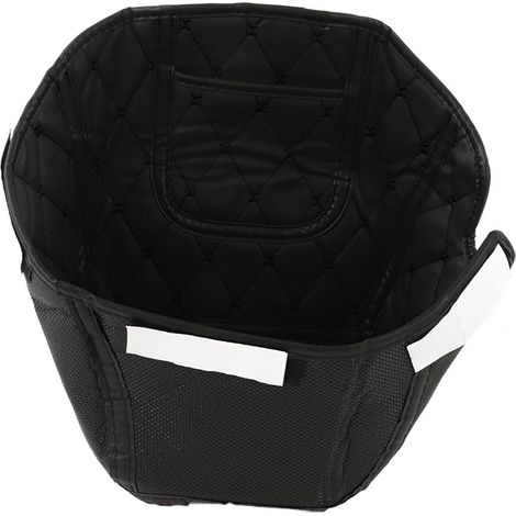 Coussin de Réservoir, Couvercle de Réservoir de Moto Stockage de de Carburant Absorption des Chocs Ajustement Confortable pour NC750X NC750S 2013-2021 (BLACK) (1/5)