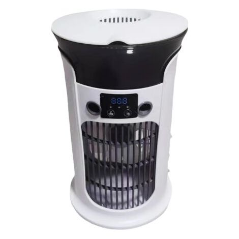 Climatiseur portable - Humidificateur d'évaporation pour bureau - Refroidisseur d'air USB compact avec fonction silencieuse - Pour chambre à coucher, camping, tente, camping-car, garage (1/5)