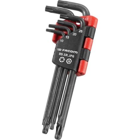 6er Satz Inbusschlüssel - FACOM - 89SR.JP6PB - Lang - Mit kugelkopf resistorx