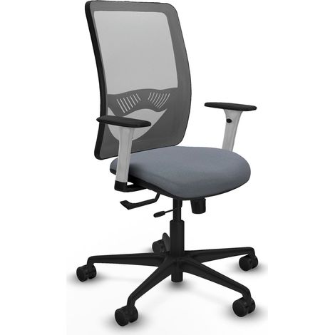 Chaise piqueras y crespo Zulema blanc support lombaire ajustable (1/2)