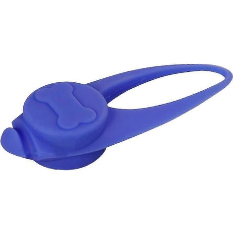 Collier lumineux LED pour chien, matériau en silicone étanche, veilleuse de sécurité pour animaux de compagnie, compatible avec les chats et les chiens, bleu RN. (1/5)