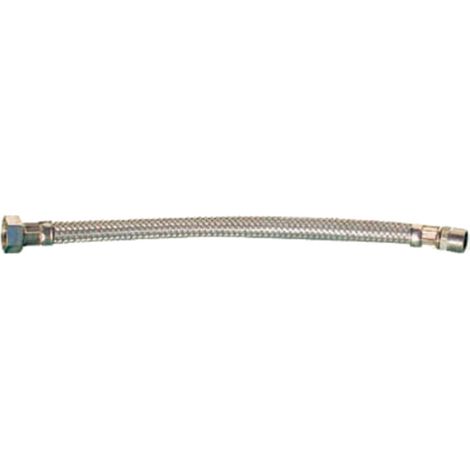 FLESSIBILE IN ACCIAIO INOX 3/8 M X 1/2 F - cm 20 (1/2)