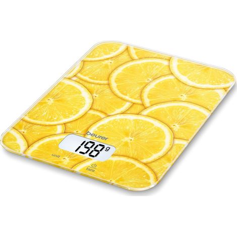 Bilancia da Cucina Beurer in Vetro con Motivo Limone 5 kg