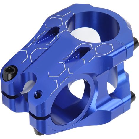 MEROCA Kurzvorbau für Mountainbikes, aus Aluminiumlegierung, CNC-gefräst und hohl, blau. (1/5)