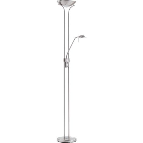 Lámpara de pie DINA LED cromo mate (1/2)