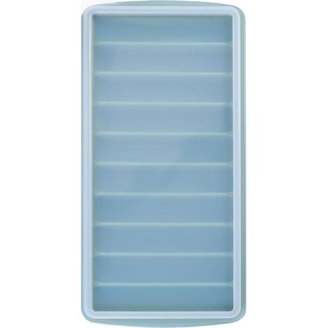 Moule à Glaçons Bac Pratique en Silicone Vert avec Couvercle, Facile (1/5)
