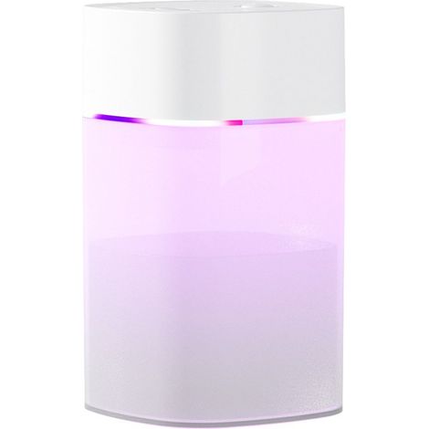 Humidificateur - avec port USB - Arrêt automatique en cas de niveau d'eau bas pour une utilisation en toute sécurité - 400 m - blanc (1/5)