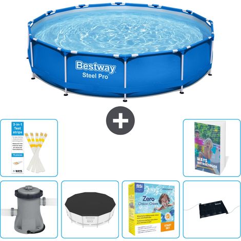 Bestway Piscina Bestway Steel Pro Rotonda - 366x76 cm - 7-pezzi S234
