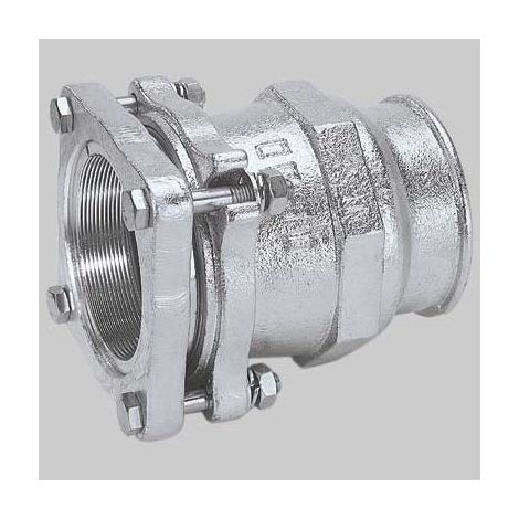 RACCORDO A COMPRESSIONE FEMMINA FLANGIATO  21/2  (76,1)     GEBO