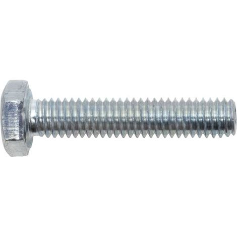 SWG 057 8 100 67 Vite filettata M8 100 mm Esagonale DIN 933 Acciaio zincato 25 pz.