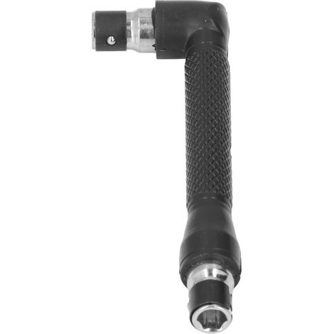 Doppelkopf-Winkel-Schraubendreheradapter mit 90°-Winkel und 1/4-Zoll-Sechskantschaft (1/5)