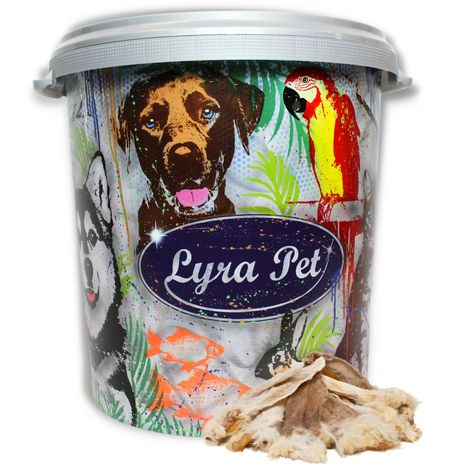 5 kg Lyra Pet® Oreilles de lapin avec fourrure en baril de 30 L