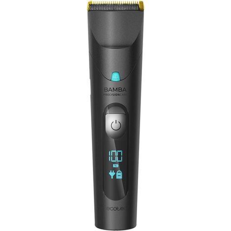 Cecotec Cortapelos Bamba PrecisionCare Wet&Dry. Cuchillas Acero Inoxidable con Revestimiento de Titanio, Batería de litio (1/5)