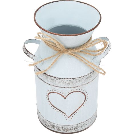 Vase en fer galvanisé pour le jardinage et l'art floral (1/5)