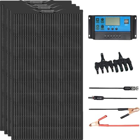 Kits de panneaux solaires, flexibles, câble de contrôleur de charge (1/2)