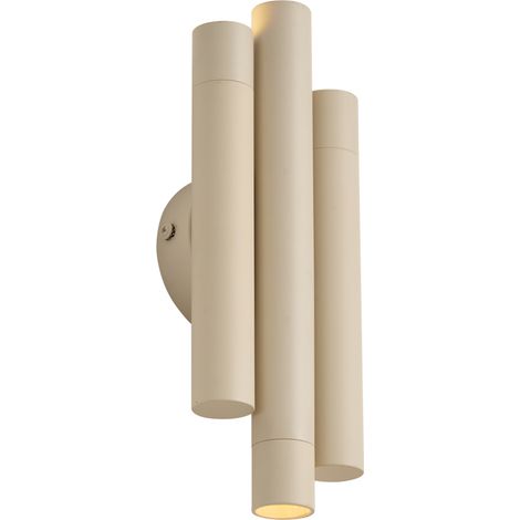 QAZQA Retro wandlamp beige 3-lichts - Pipes (1/5)