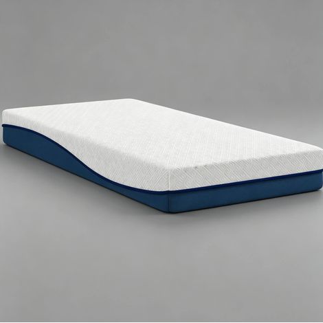 Colchón 90x190 cm viscoelástico té verde, 20 cm, funda lavable DESVIAE (1/5)