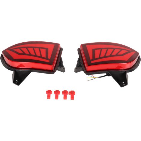2 pièces Feux de Bumper Arrière LED Gauche Droite 3 Fonctions 12V 45‑55LM Clignotants Dynamiques de Remplacement pour Pilot 2019‑2021 (1/5)