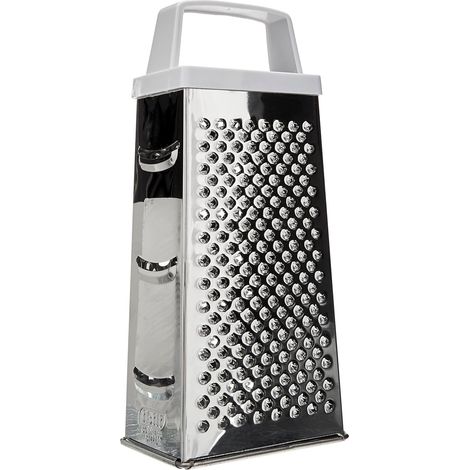 Rallador de Acero Inoxidable 4 caras cocina Blanco