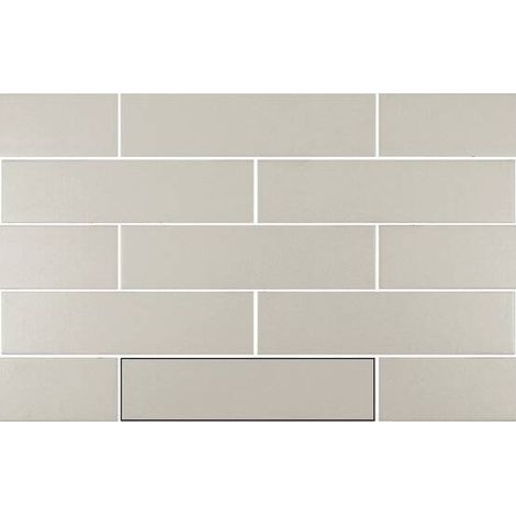 Carrelage mural faience effet graphique HAMPSTEAD Lisse Gris - boîte de 0.44 m2 Lisse Pumice - - boîte de 0.44 m2