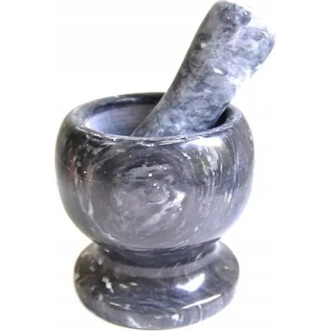 Mortaio da cucina in pietra PER spezie CON pestello PER erbe aromatiche e spezie XL (1/5)