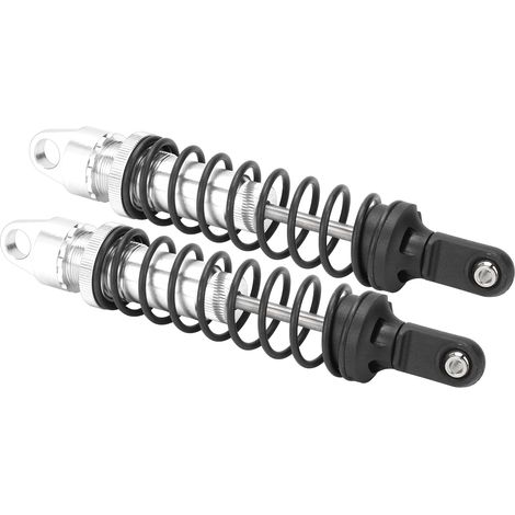 2 amortisseurs en aluminium RC de 173 mm pour voitures tout-terrain RC à essence HSP 94050 1/5 (argent) (1/5)