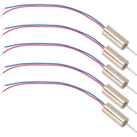 5pcs micro-moteur sans balais 6x14mm 3V 53200tr/min pour jouets, machines de tatouage, drones (1/5)