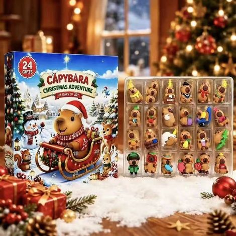 New Capybara Advent Calendar 2026 - 3D Capybara Advent Calendar
