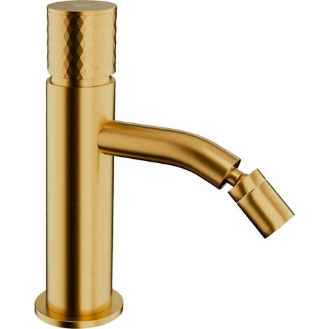 Grifo de Bidé Modelo HELIOS Fabricado en Latón Monomando Acabado en Oro Pvd (1/2)