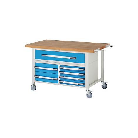eurokraft pro  Banco da lavoro mobile Serie 8000  struttura a