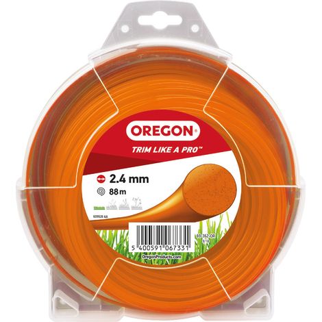 Fil de coupe Coloured Line Oregon, Orange, épaisseur de fil 2,4 mm, longueur 88 m