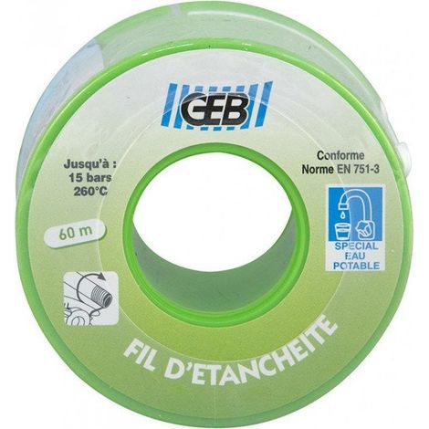 GEB Fil d'étanchéité 60 m GEB