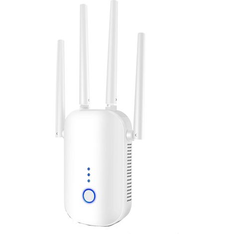 Repeteur Wifi - 1200 Mbps Dual Band 2,4 GHz / 5 GHz - Pour Extension De Couverture Sans Fil - Idéal Maison Grande Surface - 1 Unite (1/5)
