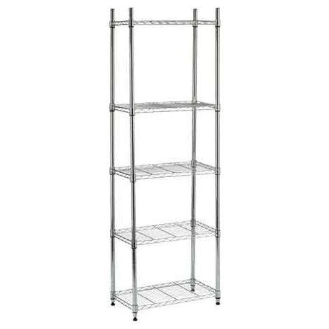 SCAFFALE IN METALLO CROMATO 3 ripiani - cm 60x35x90h