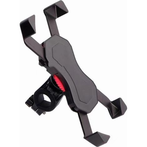 Support universel pour téléphone, compatible avec les guidons de vélo et les trottinettes électriques - Rotation à 360° (1/5)