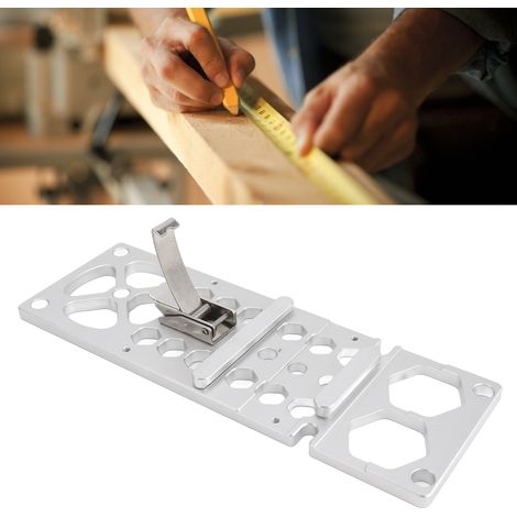 Rail de guidage à angle droit de 90 degrés pour scie circulaire, fixations carrées compatibles avec tabouret en fer. (1/5)