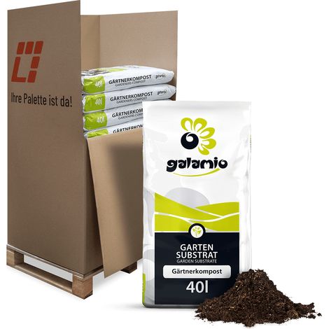 Galamio Gärtnerkompost 40l x 12 Sack 480l (1/5)