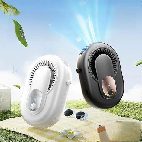Ventilateur portable puissant et élégant à clip professionnel, léger et élégant, à porter à la taille ou à la ceinture. (1/5)