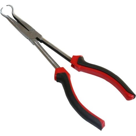 Pince à bougie d'allumage de voiture en acier au carbone, pince à bougie d'allumage à long nez, outil de retrait de botte de bougie d'allumage, pince à fil haute tension automobile, 280 mm (1/5)
