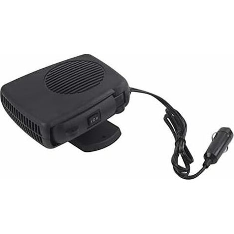 Chauffage de Ventilateur de Refroidissement Automatique de Voiture 12V 200W Portable 2 en 1 en Céramique Ventilateur de Dégivreur Universel pour la Plupart de la Voiture