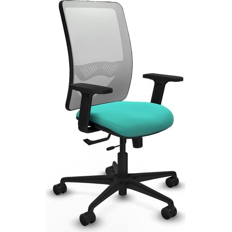 Silla ergonómica piqueras y crespo Zulema blanco espuma alta densidad (1/2)