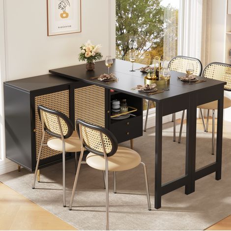 Tisch Esstisch drehbar ausziehbar mit Stauraum OKMYHOME (1/5)
