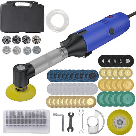 Meuleuse droite, puissance de 500W, 6 vitesses variables, Bleu (1/2)