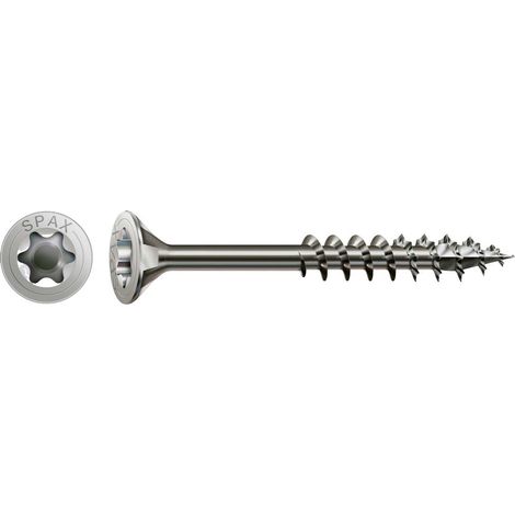 SPAX 0197000500503 Vis à bois 5 mm 50 mm T-STAR plus acier inoxydable A2 200 pc(s)