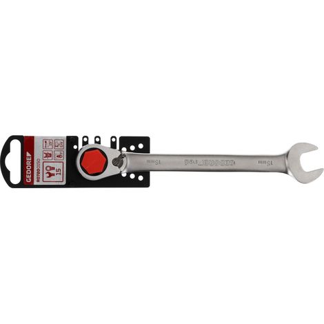 R07200150 Llave de carraca de anillo reversible SW15 mm 199 mm (1/4)
