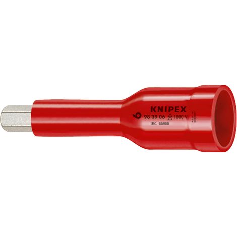 KNIPEX 98 49 08 Chiave a bussola per viti ad esagono incassato con attacco quadro interno 1/2" 75 mm