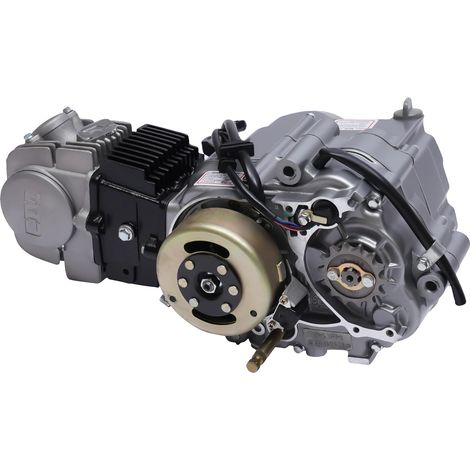 Moteur, 125CC, 4-Temps, Argent (1/2)