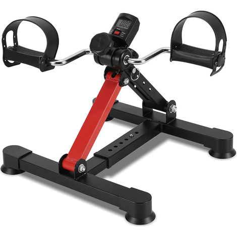 Jiubiaz Mini heimtrainer Cardio-Heimtrainer Fahrrad Bike Muskulatur Trainer Cycling LCD