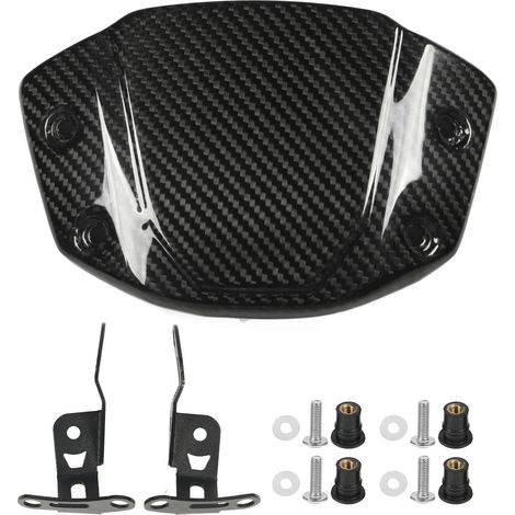 Paravent Moto Avant CB1000R 2019-2023, Déflecteur d'Air en Fibre de Carbone Brillant, Protection de Visière Lustrée, Écran Anti-Vent pour Moto (1/5)