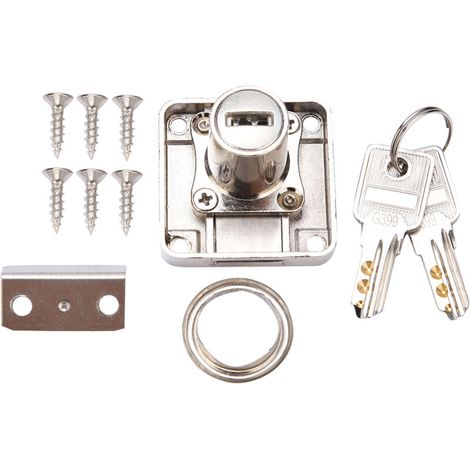 Cerradura para muebles Zoternen duradera y reutilizable para cajones de armarios de oficina (138-32) (1/5)